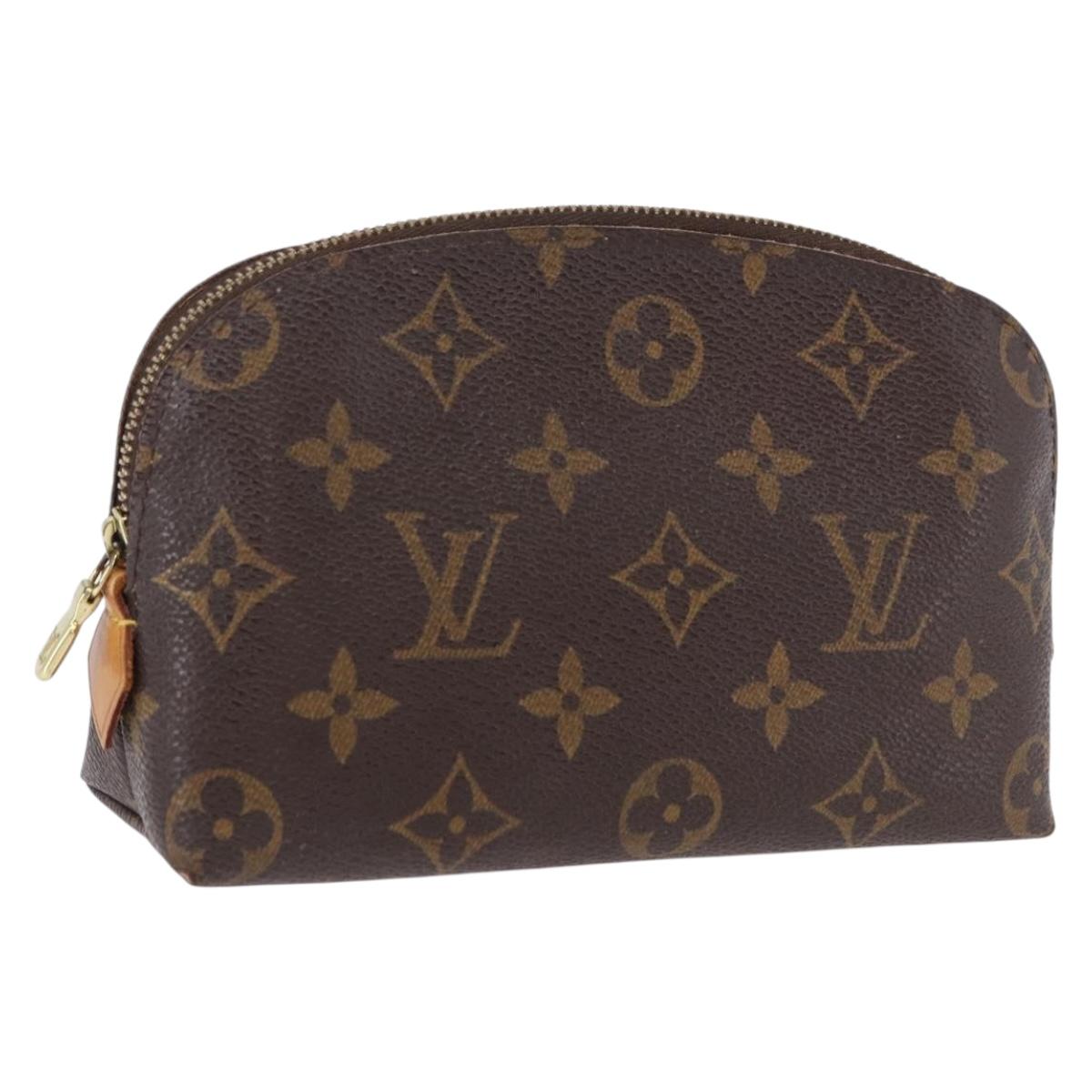 LOUIS VUITTON Monogram Pochette Cosmetic PM Cosmetic Pouch M47515 LV Auth 194126
