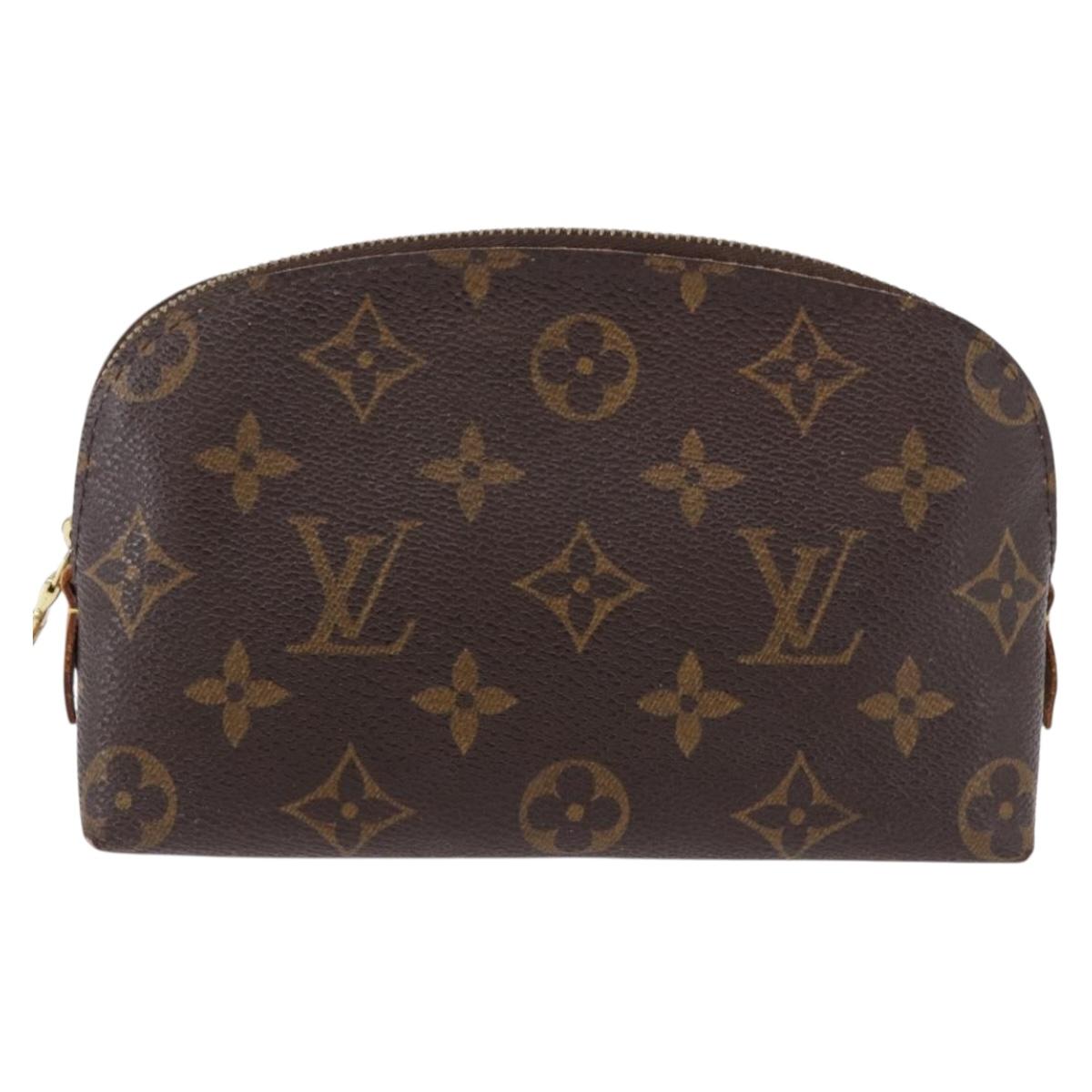 LOUIS VUITTON Monogram Pochette Cosmetic PM Cosmetic Pouch M47515 LV Auth 194126