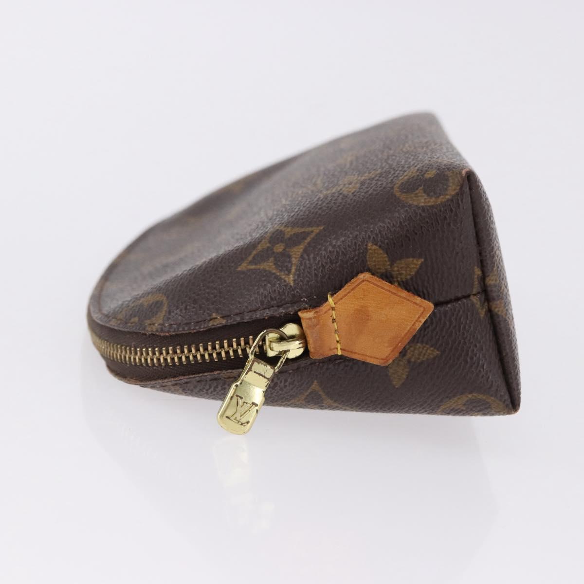 LOUIS VUITTON Monogram Pochette Cosmetic PM Cosmetic Pouch M47515 LV Auth 194126