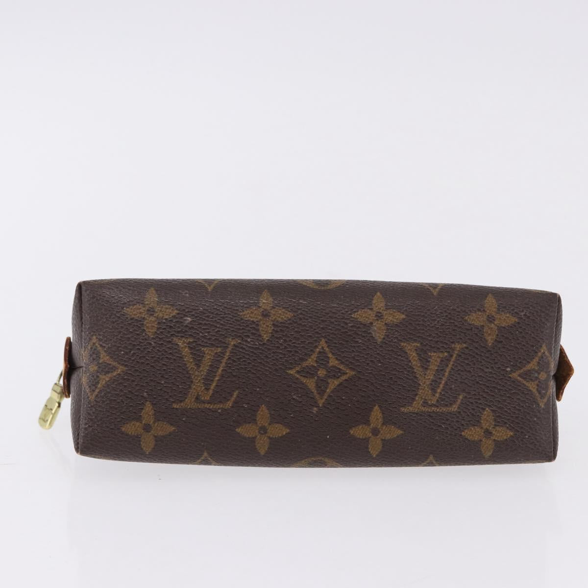LOUIS VUITTON Monogram Pochette Cosmetic PM Cosmetic Pouch M47515 LV Auth 194126