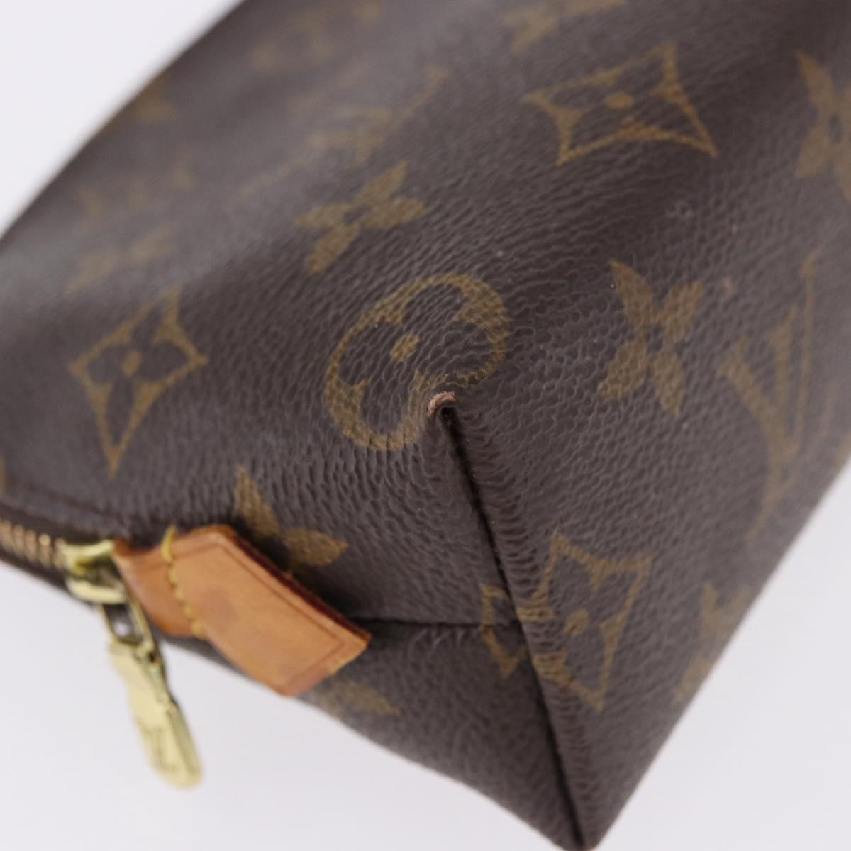 LOUIS VUITTON Monogram Pochette Cosmetic PM Cosmetic Pouch M47515 LV Auth 194126