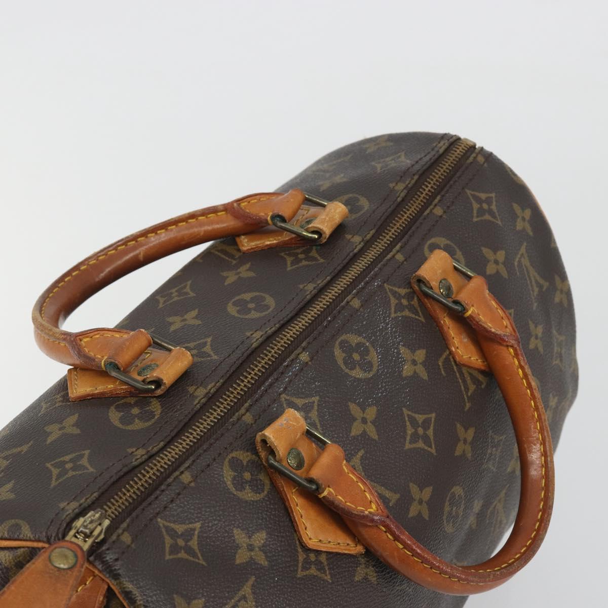 LOUIS VUITTON Monogram Speedy 30 Hand Bag M41526 LV Auth 194130A