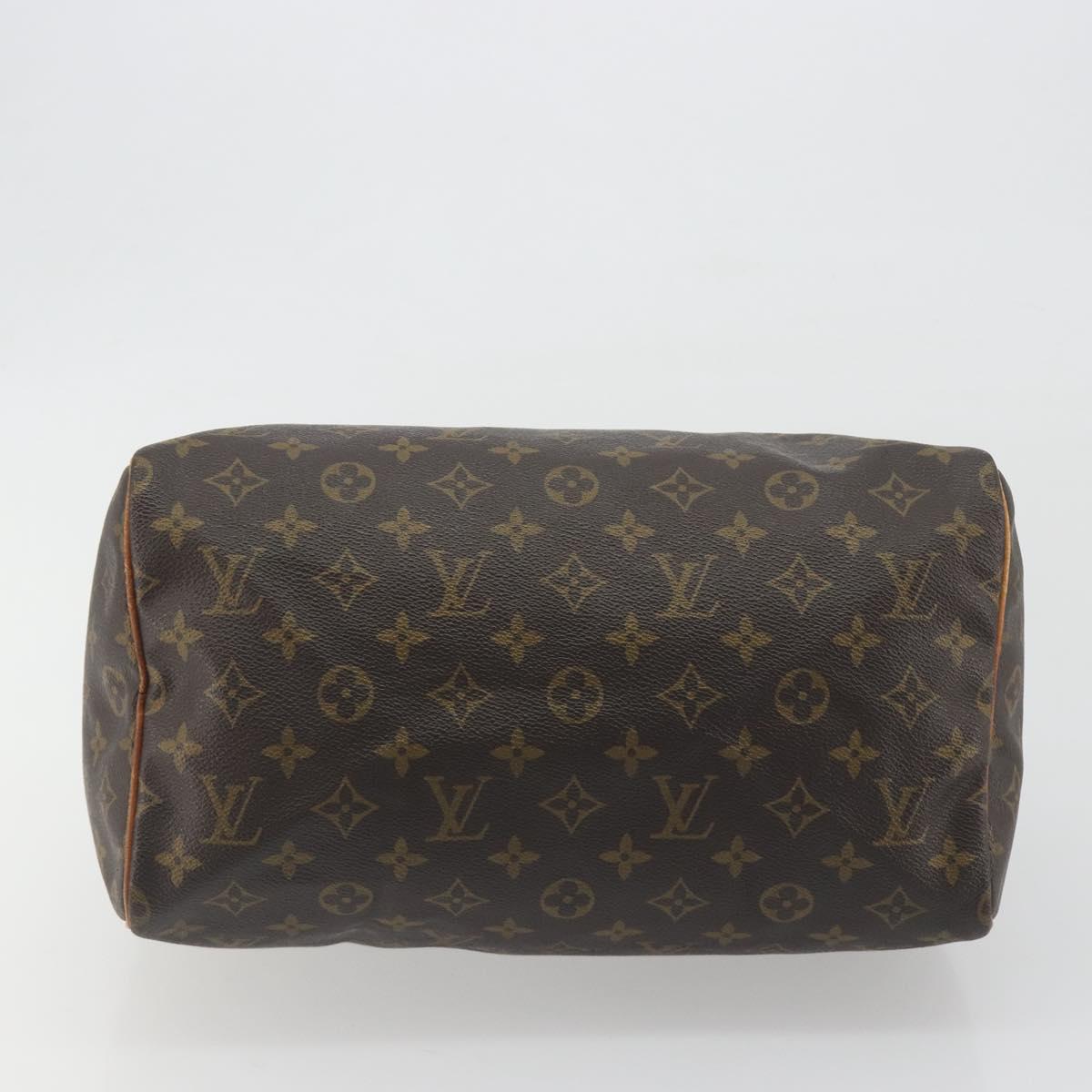LOUIS VUITTON Monogram Speedy 30 Hand Bag M41526 LV Auth 194130A
