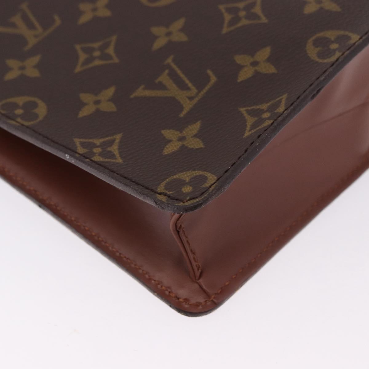 LOUIS VUITTON Monogram Pochette Homme Clutch Bag M51795 LV Auth 194132