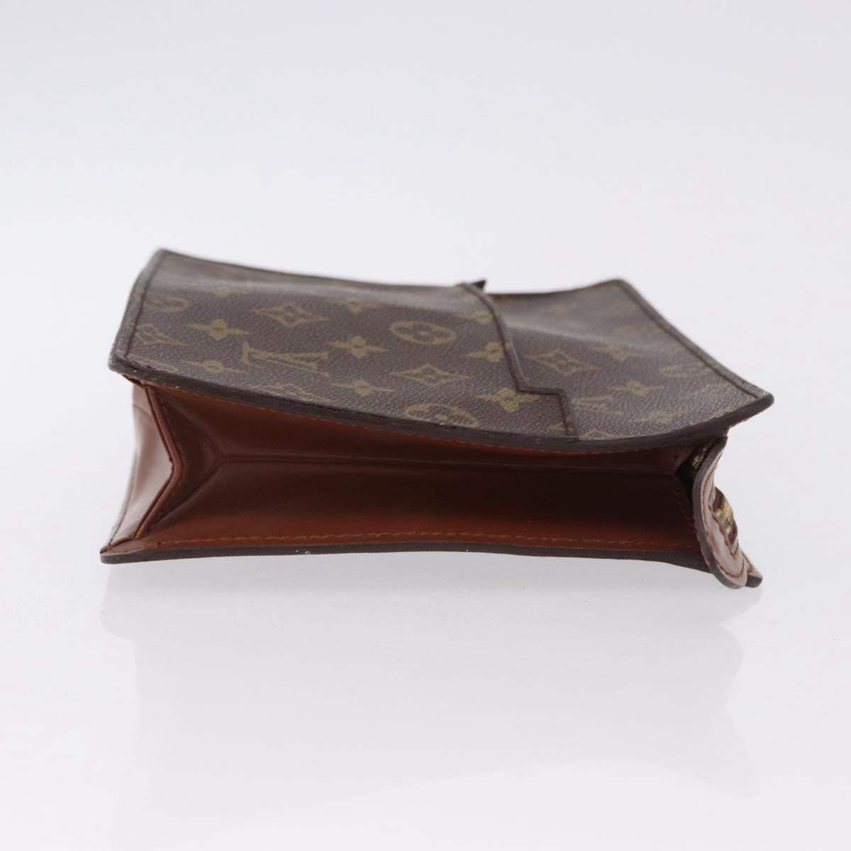 LOUIS VUITTON Monogram Pochette Homme Clutch Bag M51795 LV Auth 194132