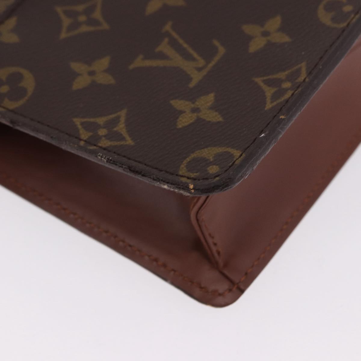 LOUIS VUITTON Monogram Pochette Homme Clutch Bag M51795 LV Auth 194132