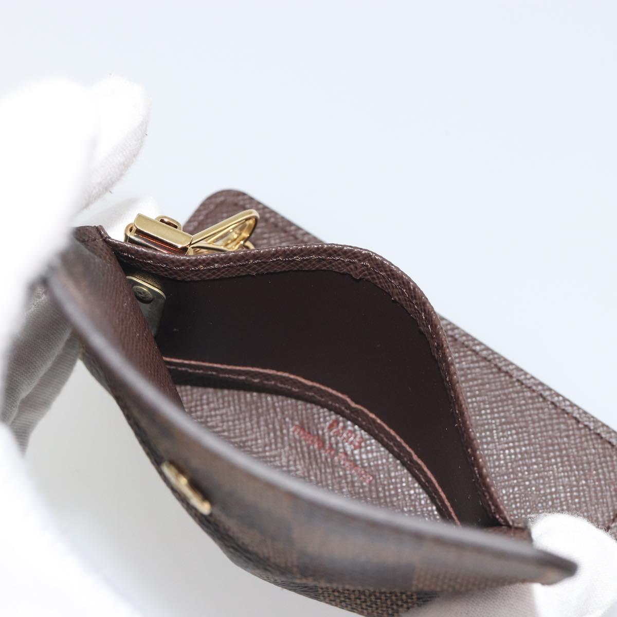 LOUIS VUITTON Damier Ebene Multicles 4 Key Case N62631 LV Auth 194134M