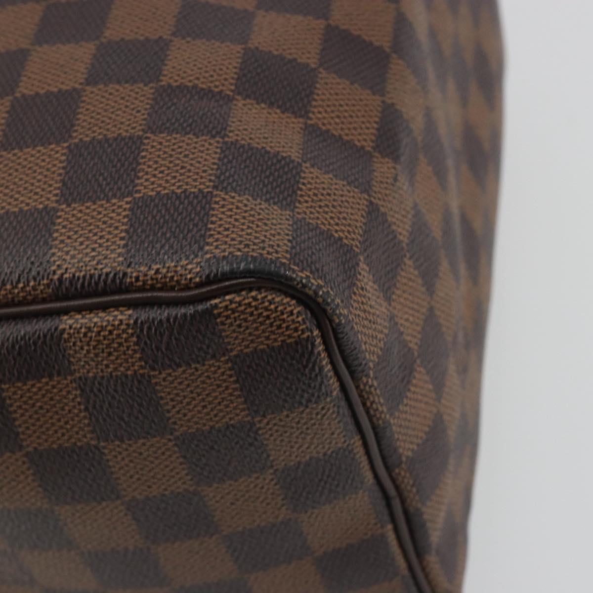 LOUIS VUITTON Damier Ebene Speedy 25 Hand Bag N41532 LV Auth 194137SAV