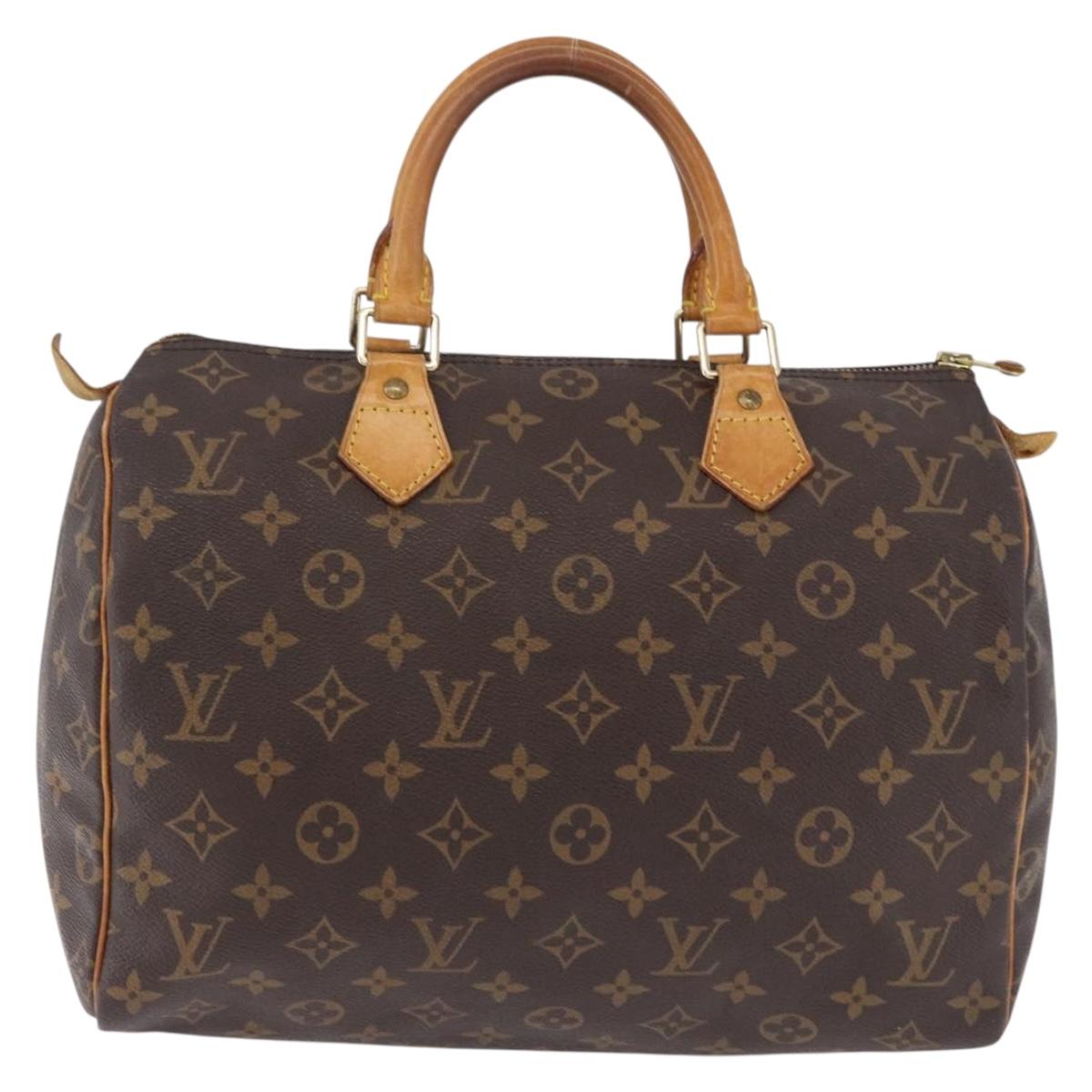 LOUIS VUITTON Monogram Speedy 30 Hand Bag M41526 LV Auth 194141A