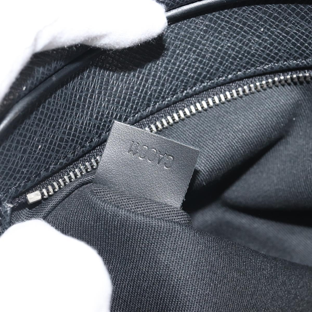 LOUIS VUITTON Taiga Karga Clutch Bag Ardoise M30812 LV Auth 194146A