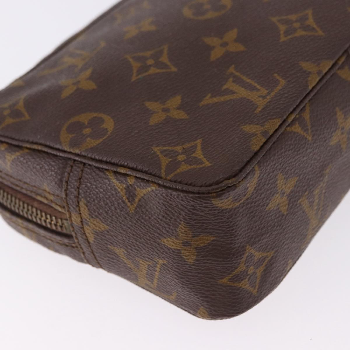 LOUIS VUITTON Monogram Trousse Toilette 18 Pouch M47526 LV Auth 194147