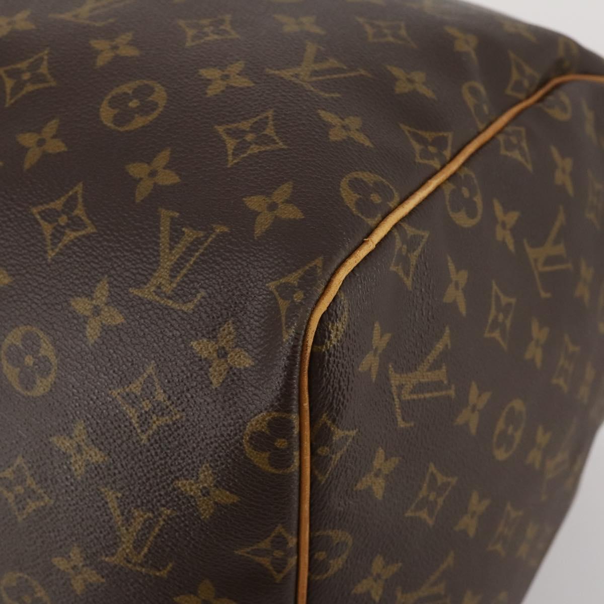 LOUIS VUITTON Monogram Keepall 55 Boston Bag M41424 LV Auth 194151
