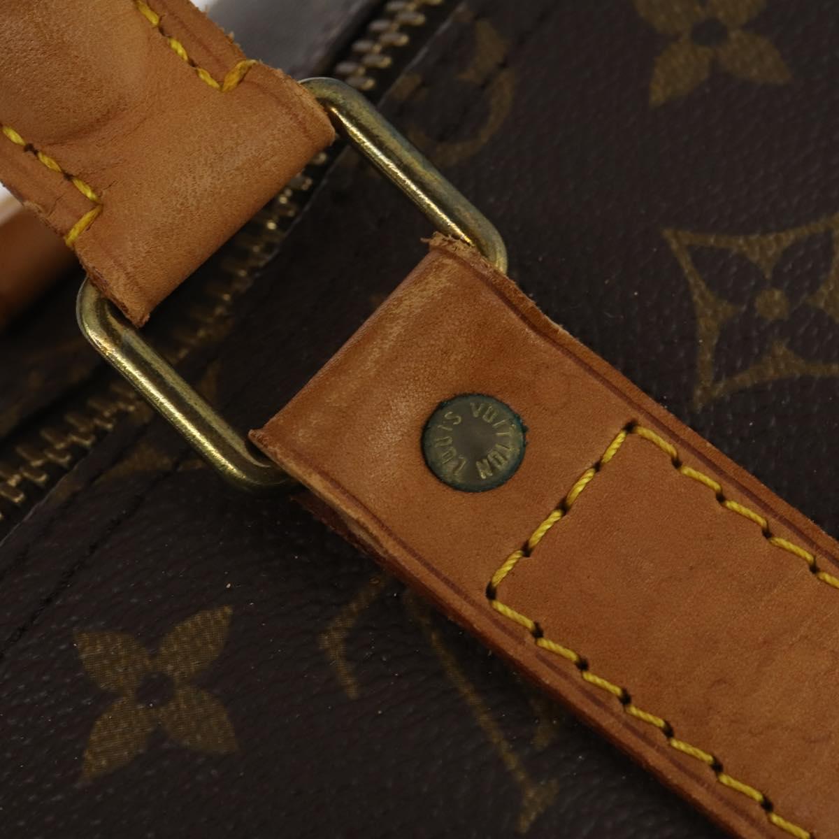 LOUIS VUITTON Monogram Keepall 55 Boston Bag M41424 LV Auth 194151