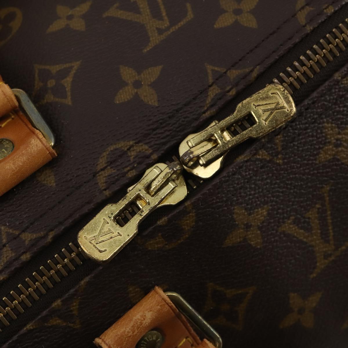 LOUIS VUITTON Monogram Keepall 55 Boston Bag M41424 LV Auth 194151