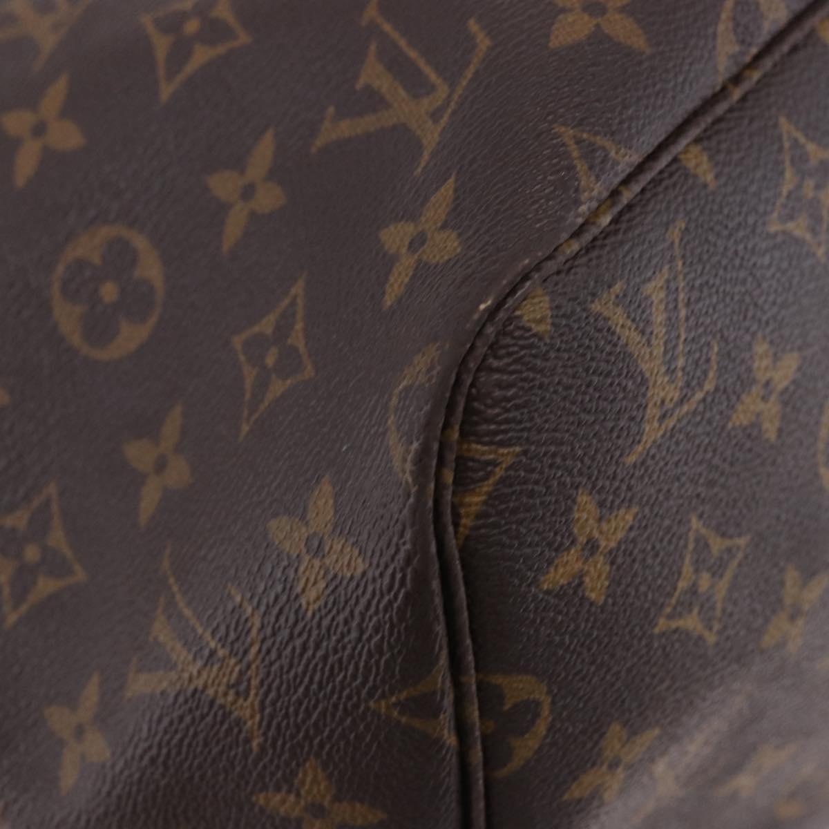 LOUIS VUITTON Monogram Neverfull GM Tote Bag M40157 LV Auth 194152A