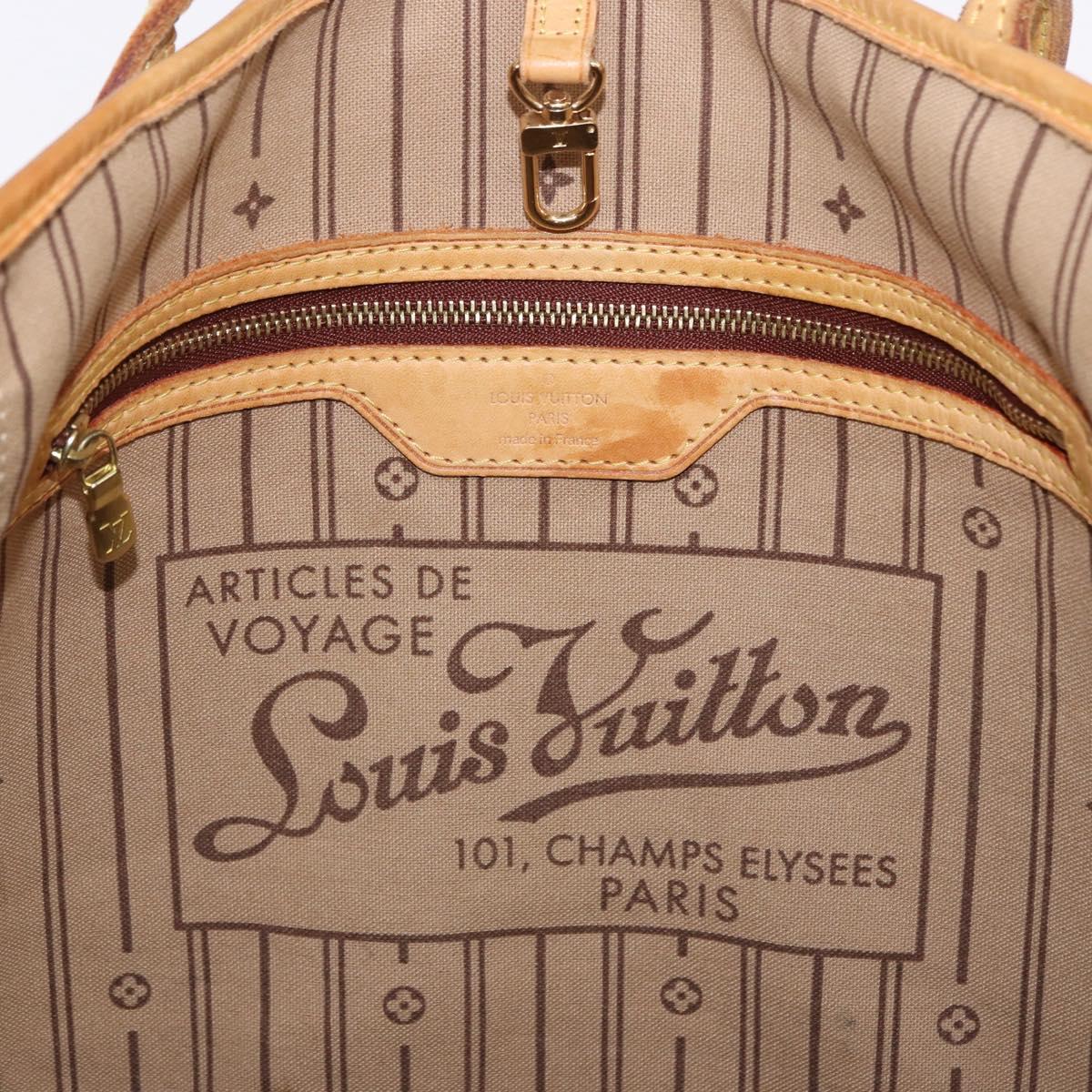 LOUIS VUITTON Monogram Neverfull GM Tote Bag M40157 LV Auth 194152A