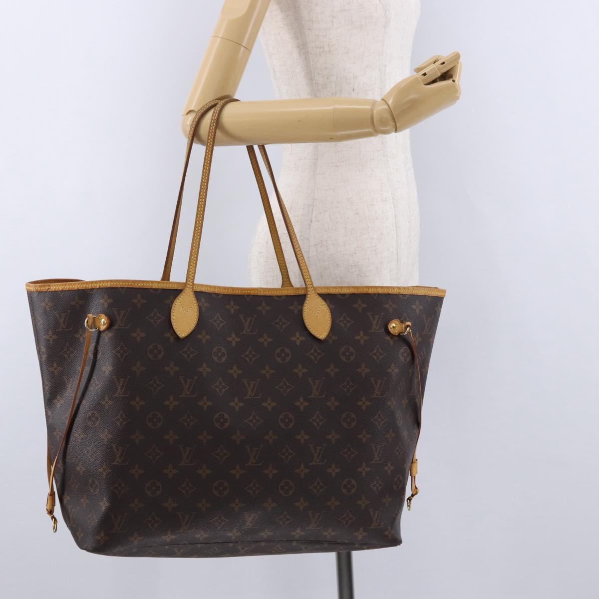 LOUIS VUITTON Monogram Neverfull GM Tote Bag M40157 LV Auth 194152A