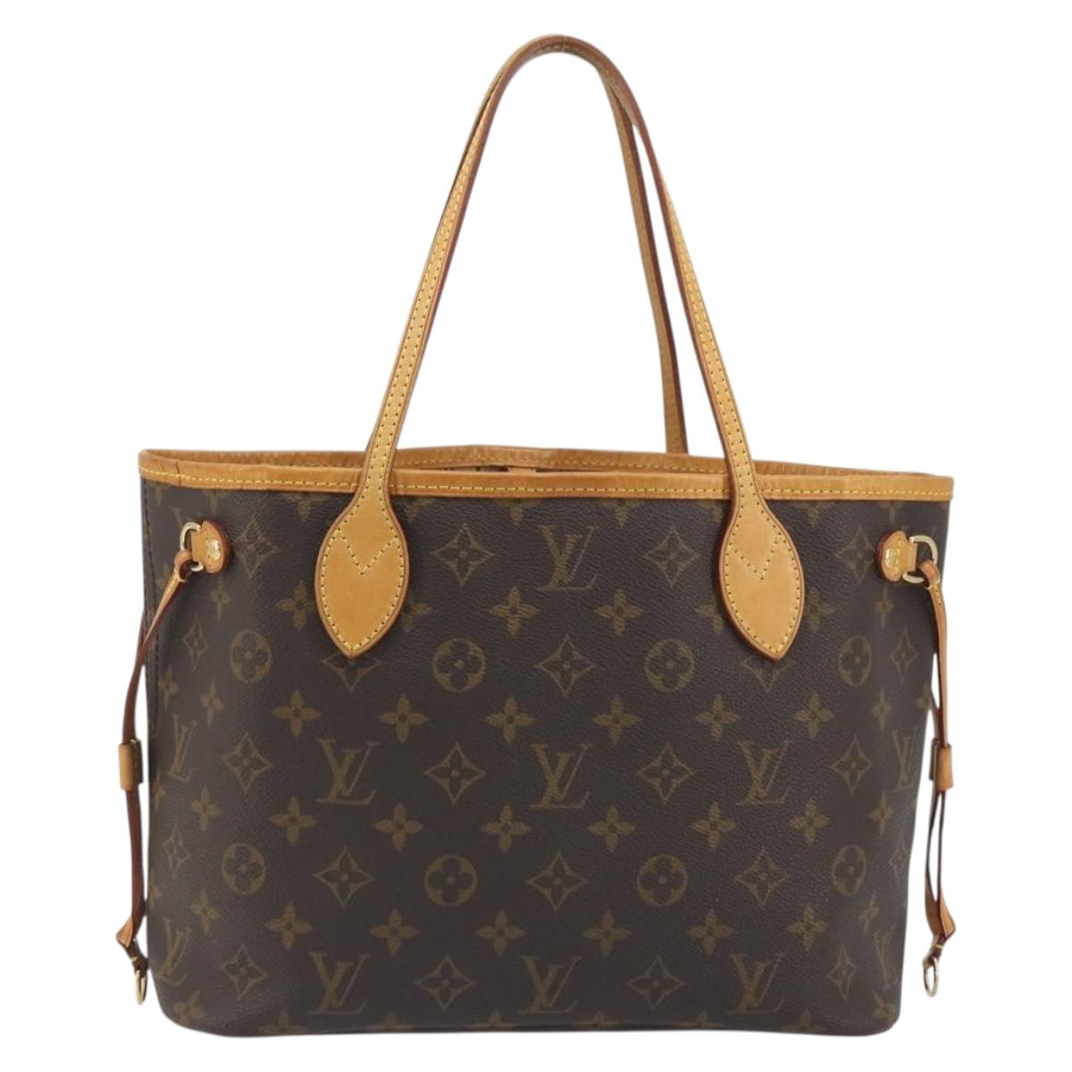 LOUIS VUITTON Monogram Neverfull PM Tote Bag M40155 LV Auth 194154V