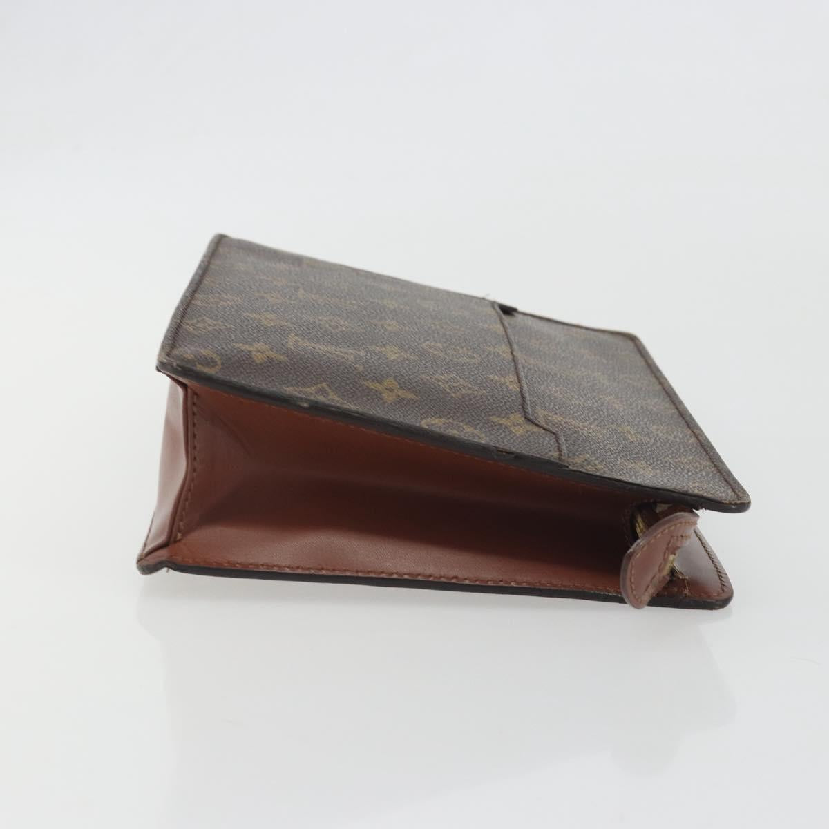 LOUIS VUITTON Monogram Pochette Homme Clutch Bag M51795 LV Auth 194181