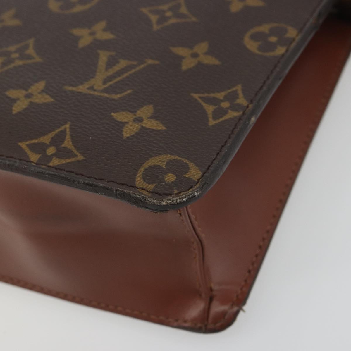LOUIS VUITTON Monogram Pochette Homme Clutch Bag M51795 LV Auth 194181