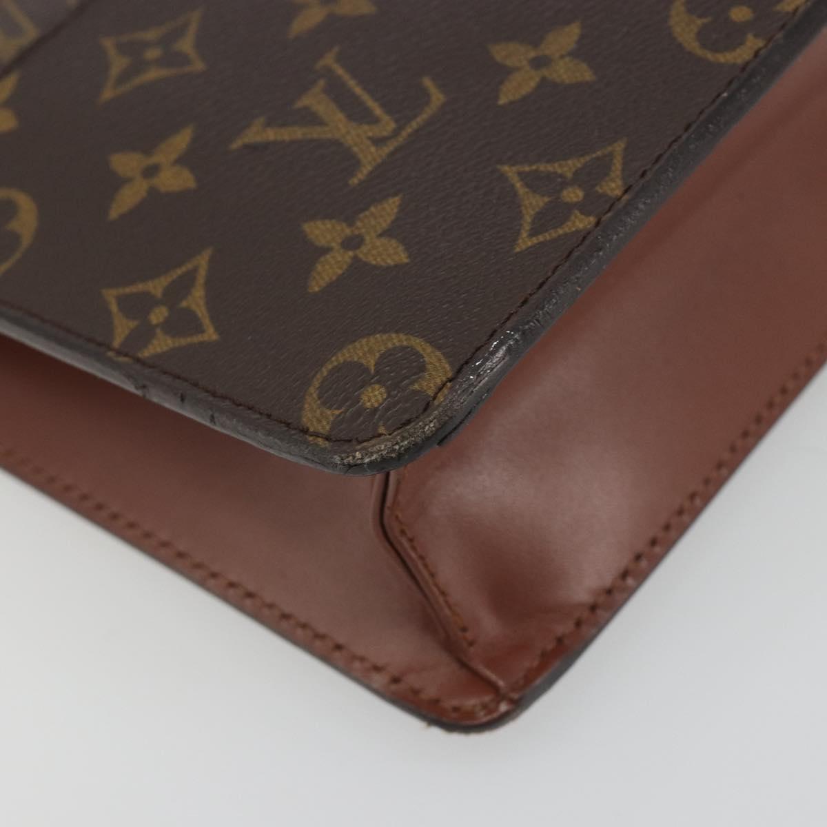 LOUIS VUITTON Monogram Pochette Homme Clutch Bag M51795 LV Auth 194181