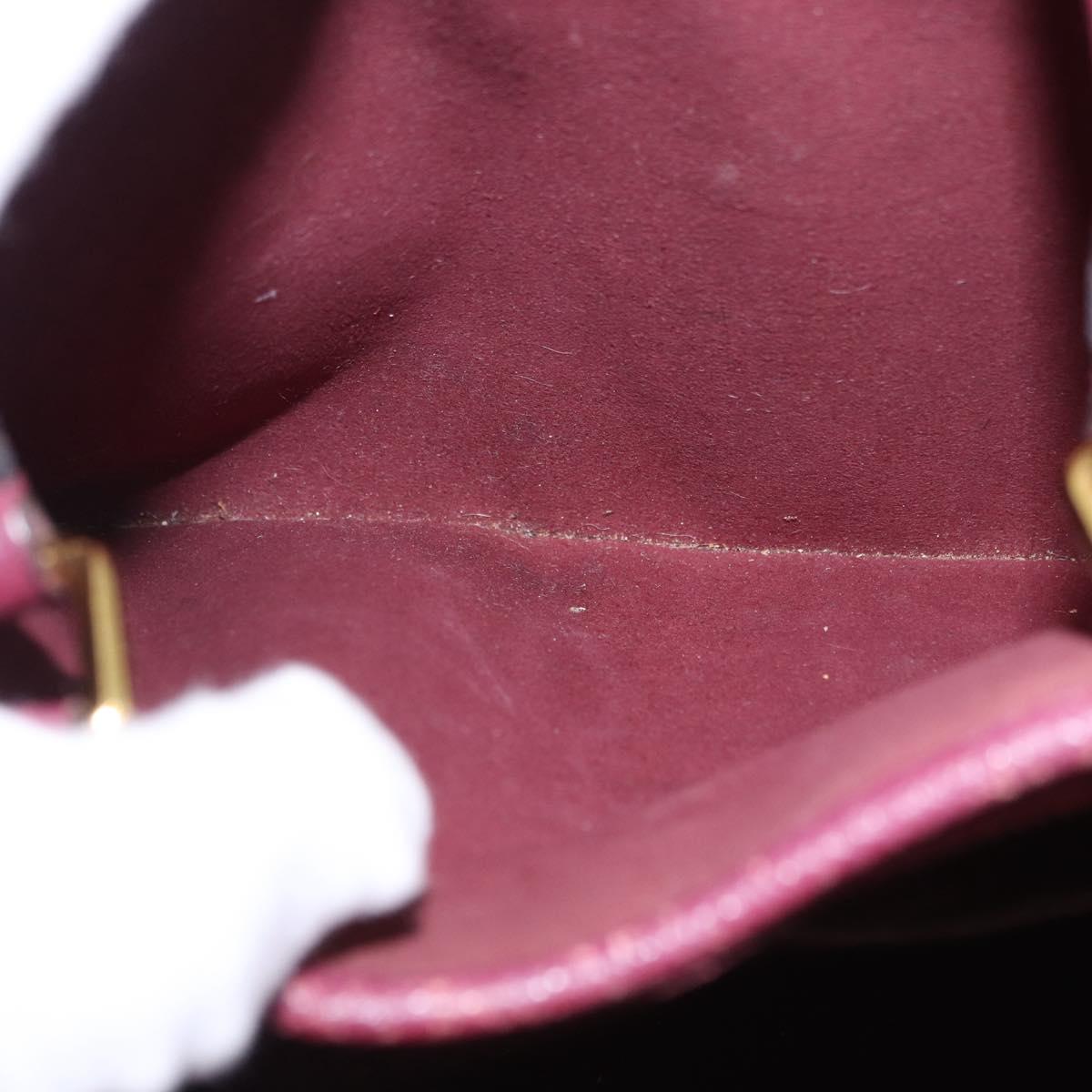 LOUIS VUITTON Monogram PopincourtPM Hand Bag 2way Wine Red M43462 LV Auth 194190