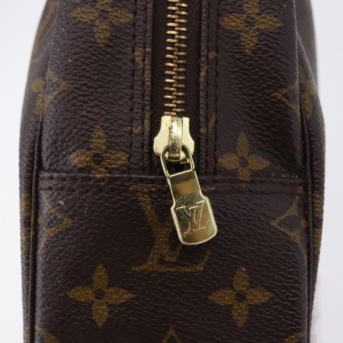 LOUIS VUITTON Monogram Trousse Toilette 28 Clutch Bag M47522 LV Auth 194200