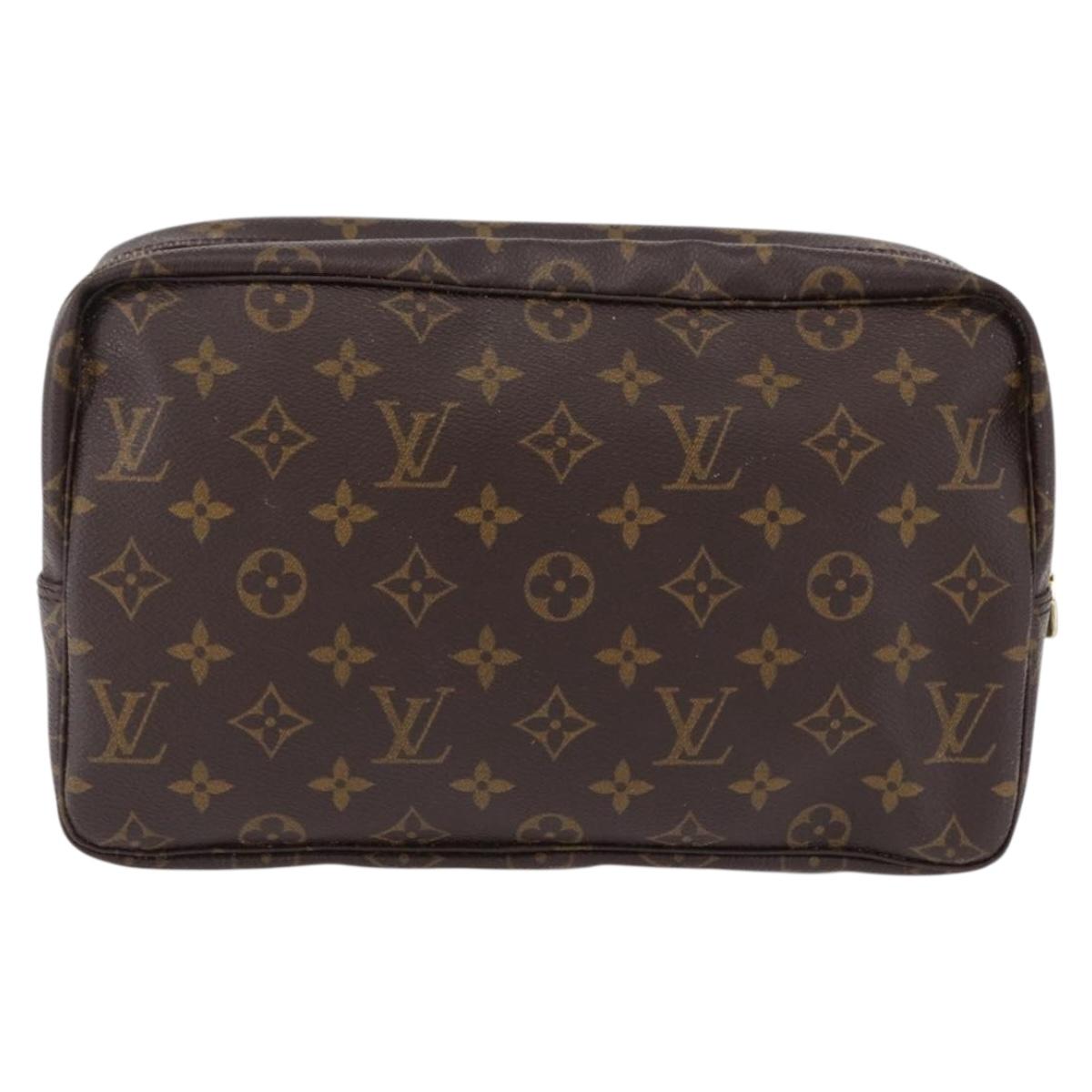 LOUIS VUITTON Monogram Trousse Toilette 28 Clutch Bag M47522 LV Auth 194200