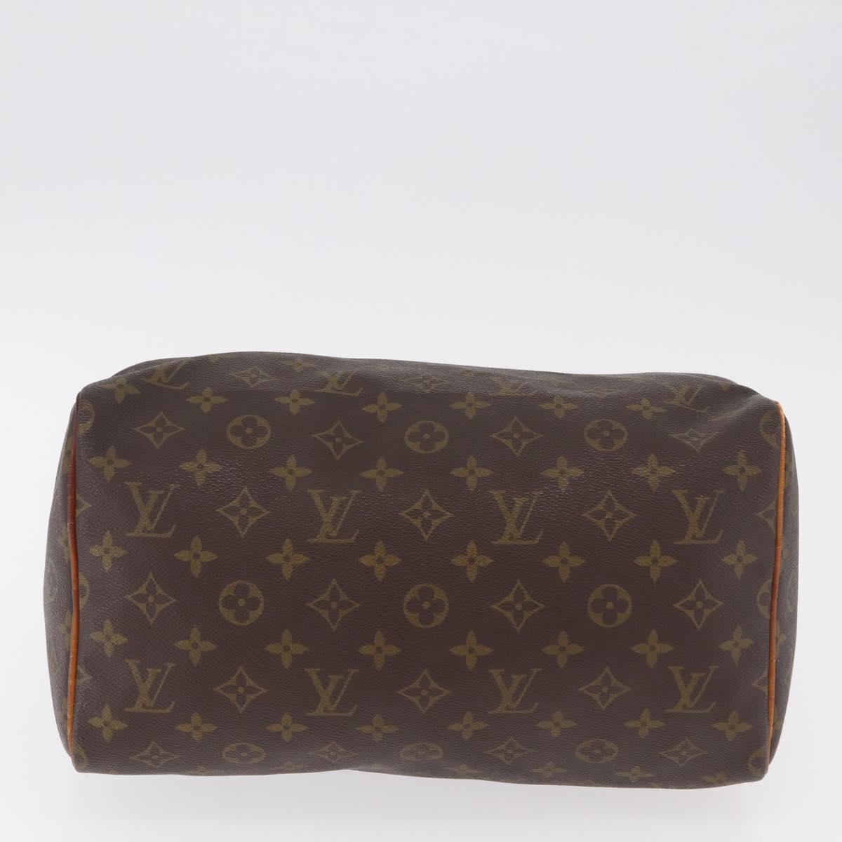 LOUIS VUITTON Monogram Speedy 30 Hand Bag M41526 LV Auth 194202