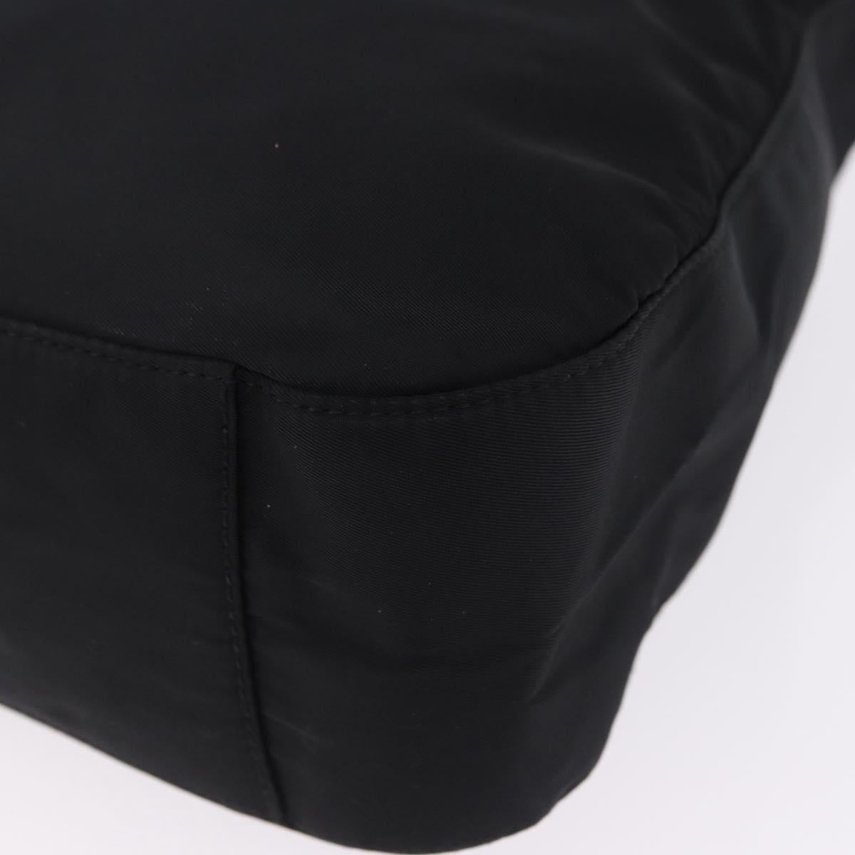PRADA Hand Bag Nylon Black Auth 194204A