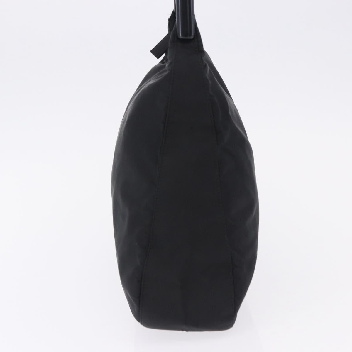 PRADA Hand Bag Nylon Black Auth 194204A
