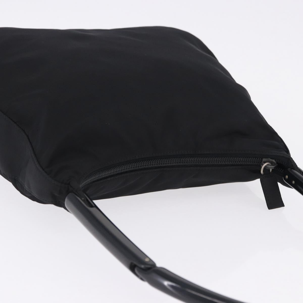 PRADA Hand Bag Nylon Black Auth 194204A