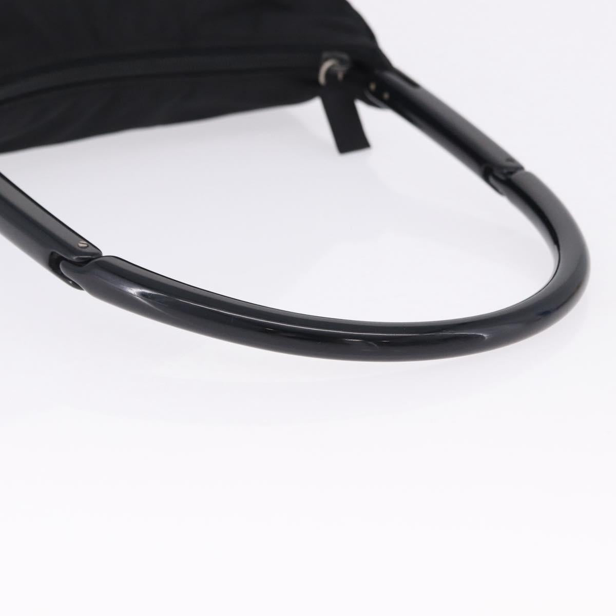 PRADA Hand Bag Nylon Black Auth 194204A