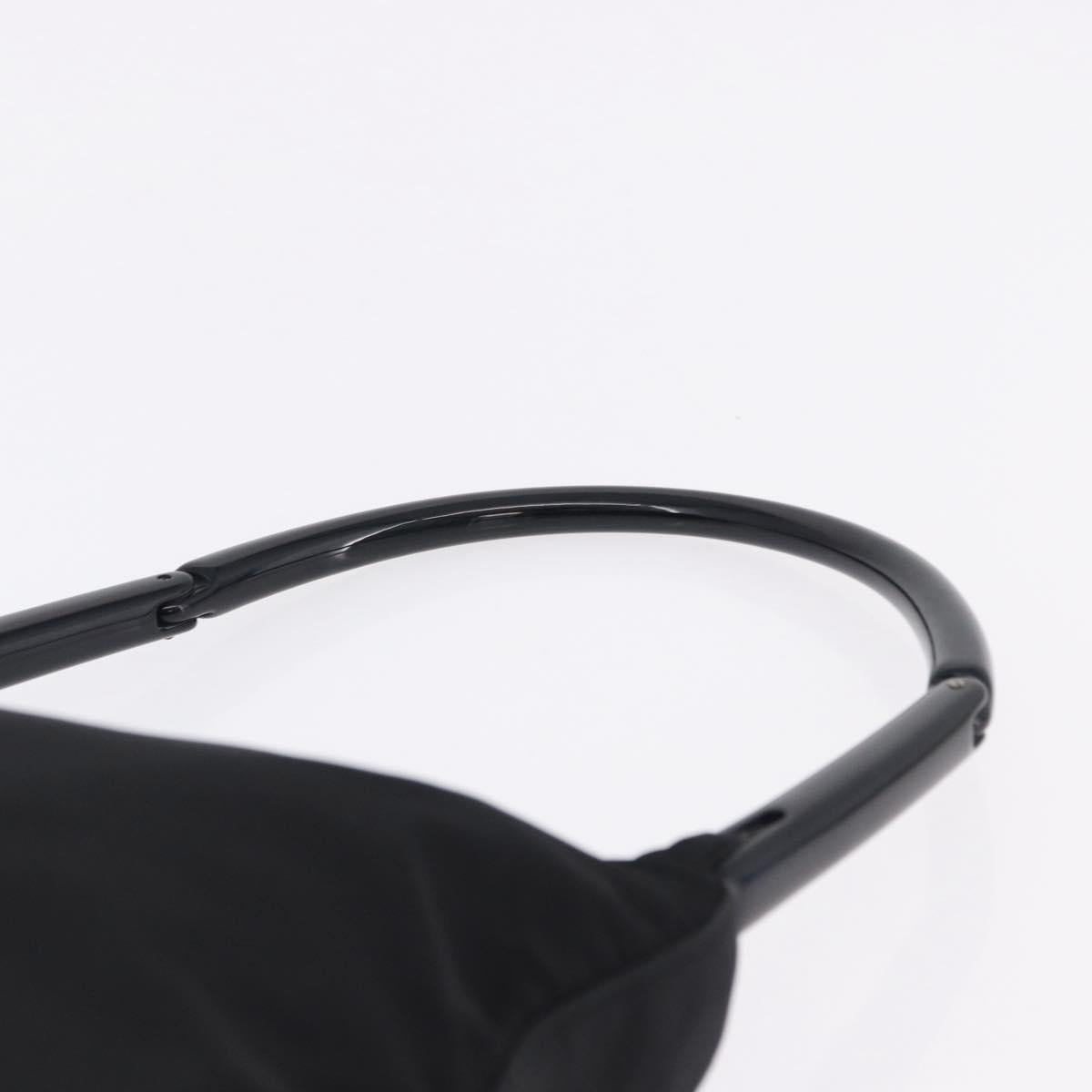 PRADA Hand Bag Nylon Black Auth 194204A