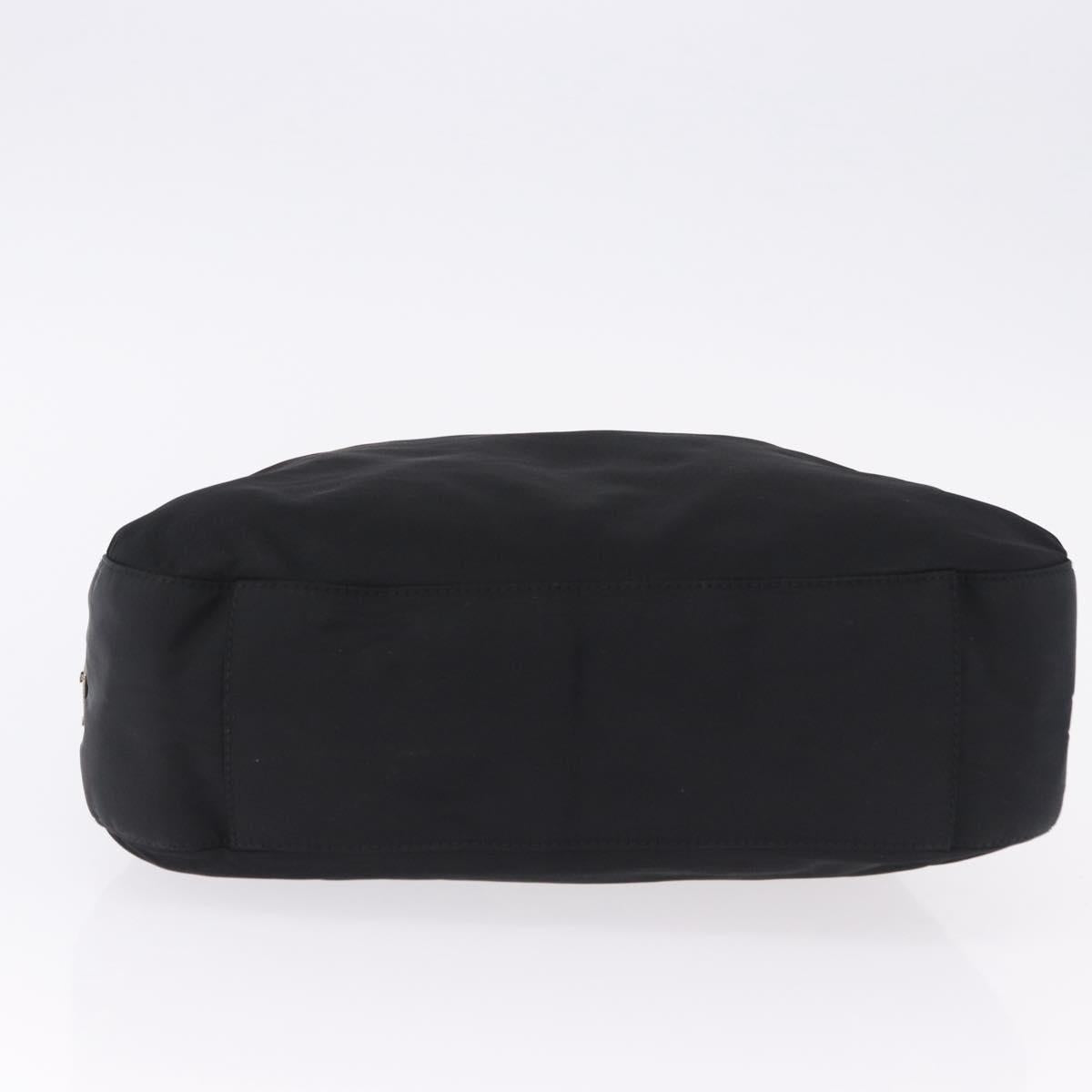 PRADA Hand Bag Nylon Black Auth 194204A