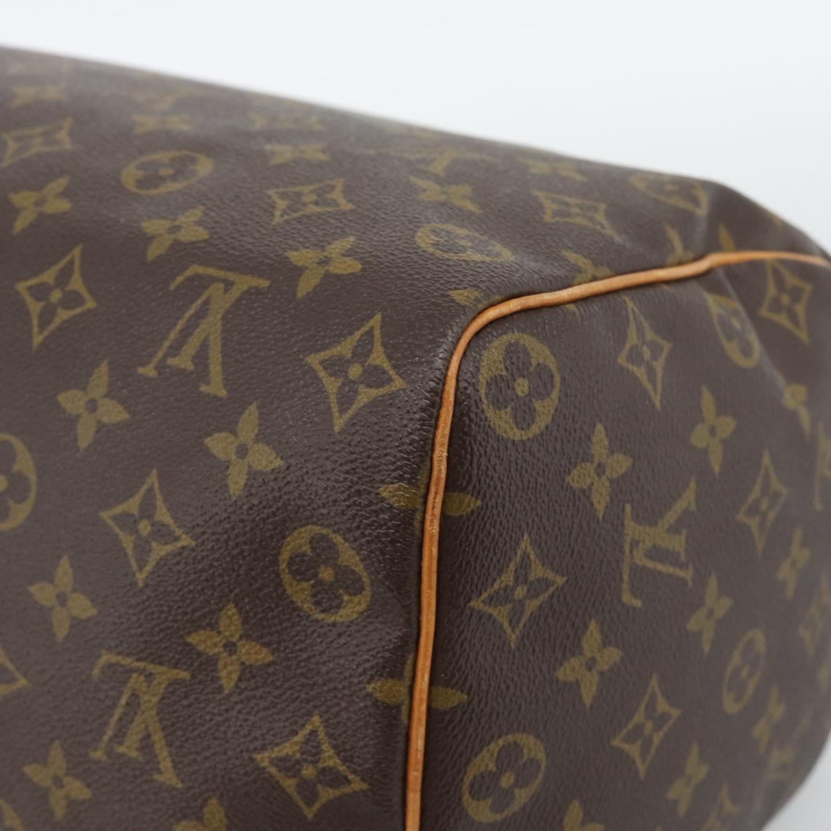 LOUIS VUITTON Monogram Speedy 35 Hand Bag M41524 LV Auth 194208V