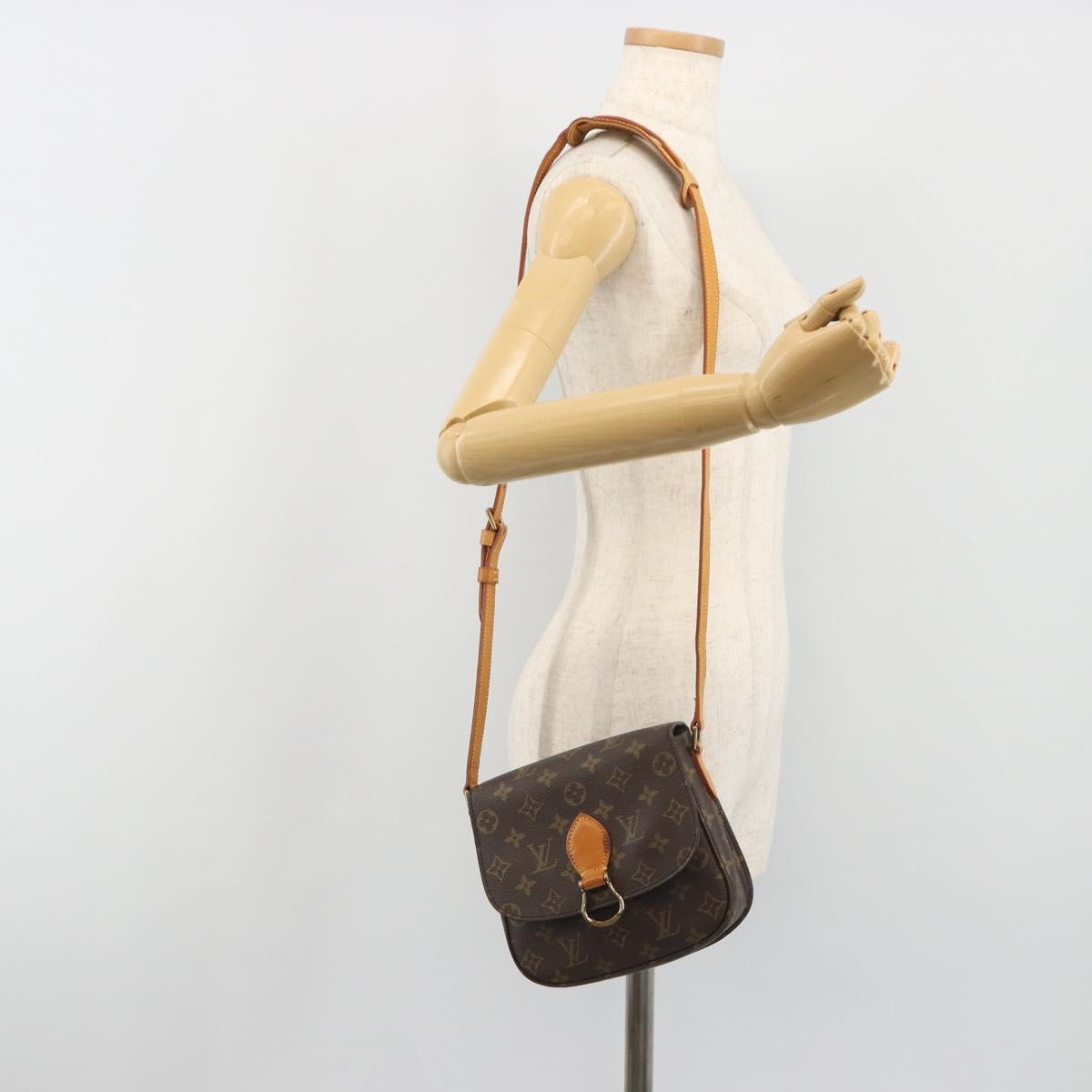 LOUIS VUITTON Monogram Saint Cloud MM Shoulder Bag M51243 LV Auth 194210