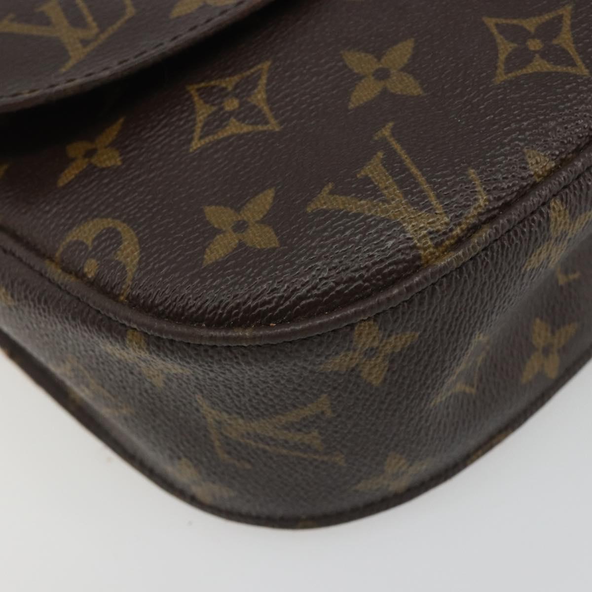 LOUIS VUITTON Monogram Saint Cloud GM Shoulder Bag M51242 LV Auth 194215