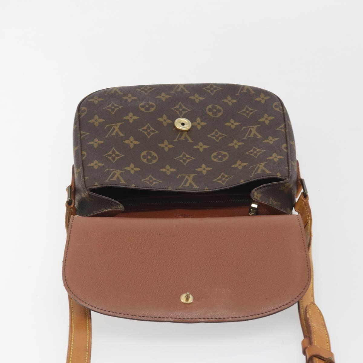 LOUIS VUITTON Monogram Saint Cloud GM Shoulder Bag M51242 LV Auth 194215