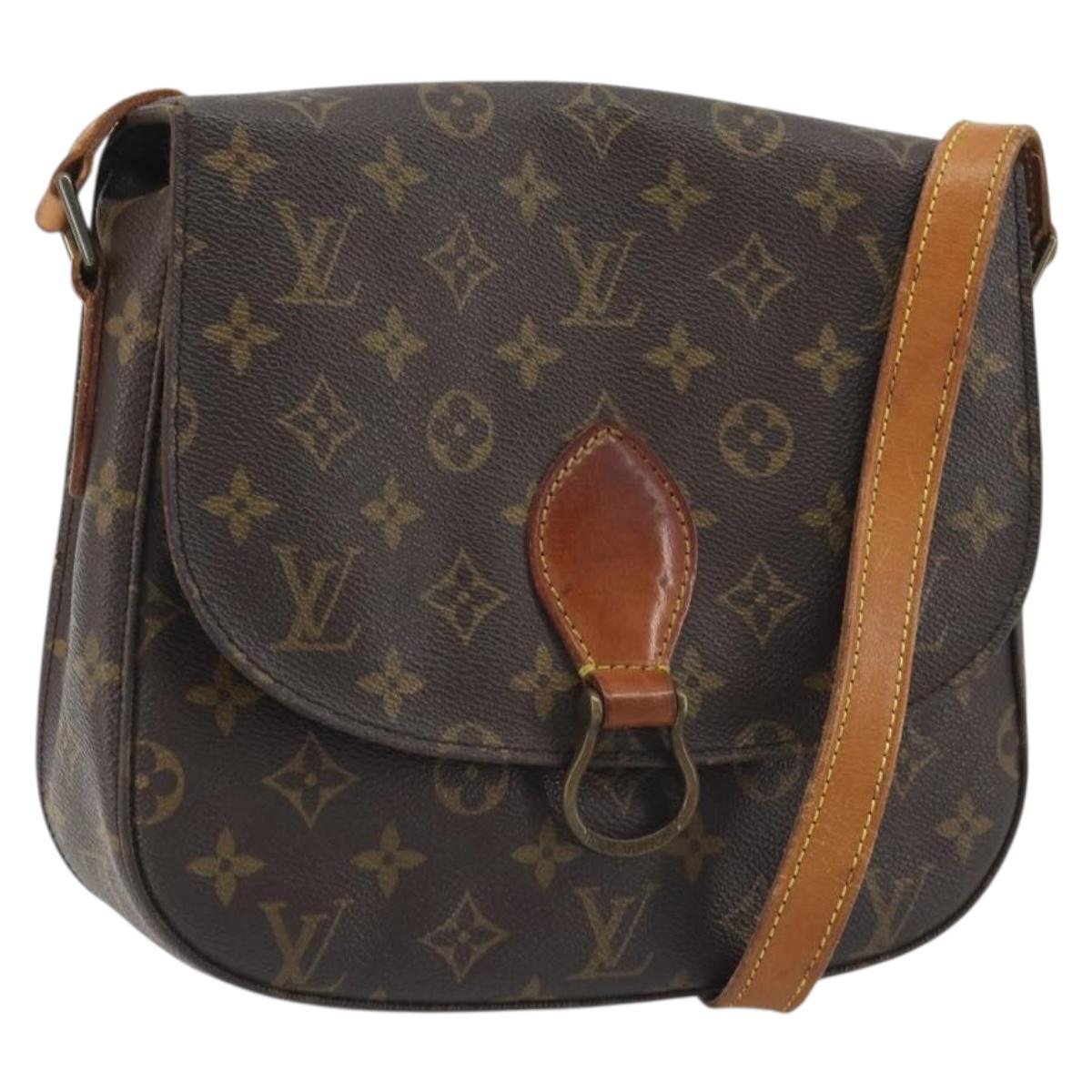 LOUIS VUITTON Monogram Saint Cloud GM Shoulder Bag M51242 LV Auth 194215