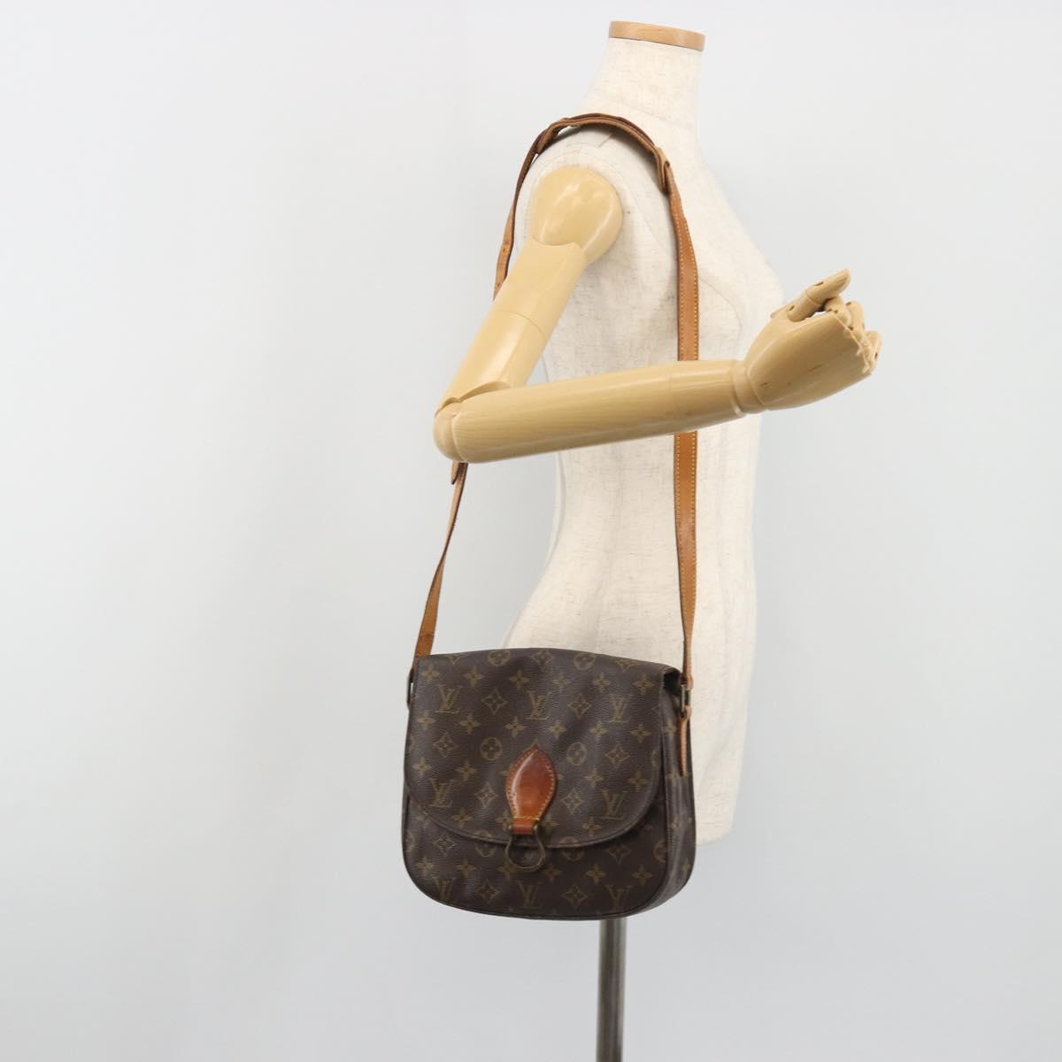 LOUIS VUITTON Monogram Saint Cloud GM Shoulder Bag M51242 LV Auth 194215