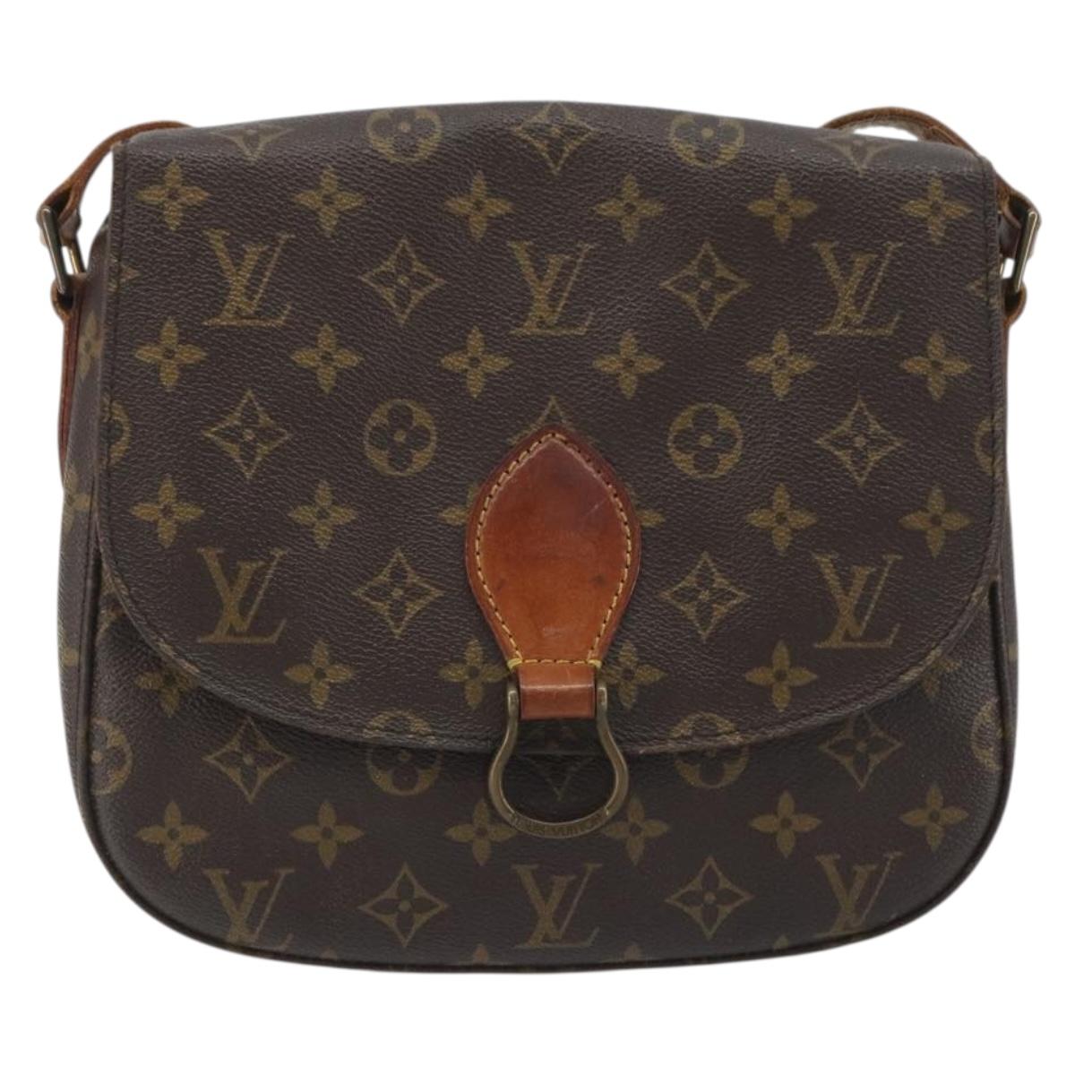 LOUIS VUITTON Monogram Saint Cloud GM Shoulder Bag M51242 LV Auth 194215