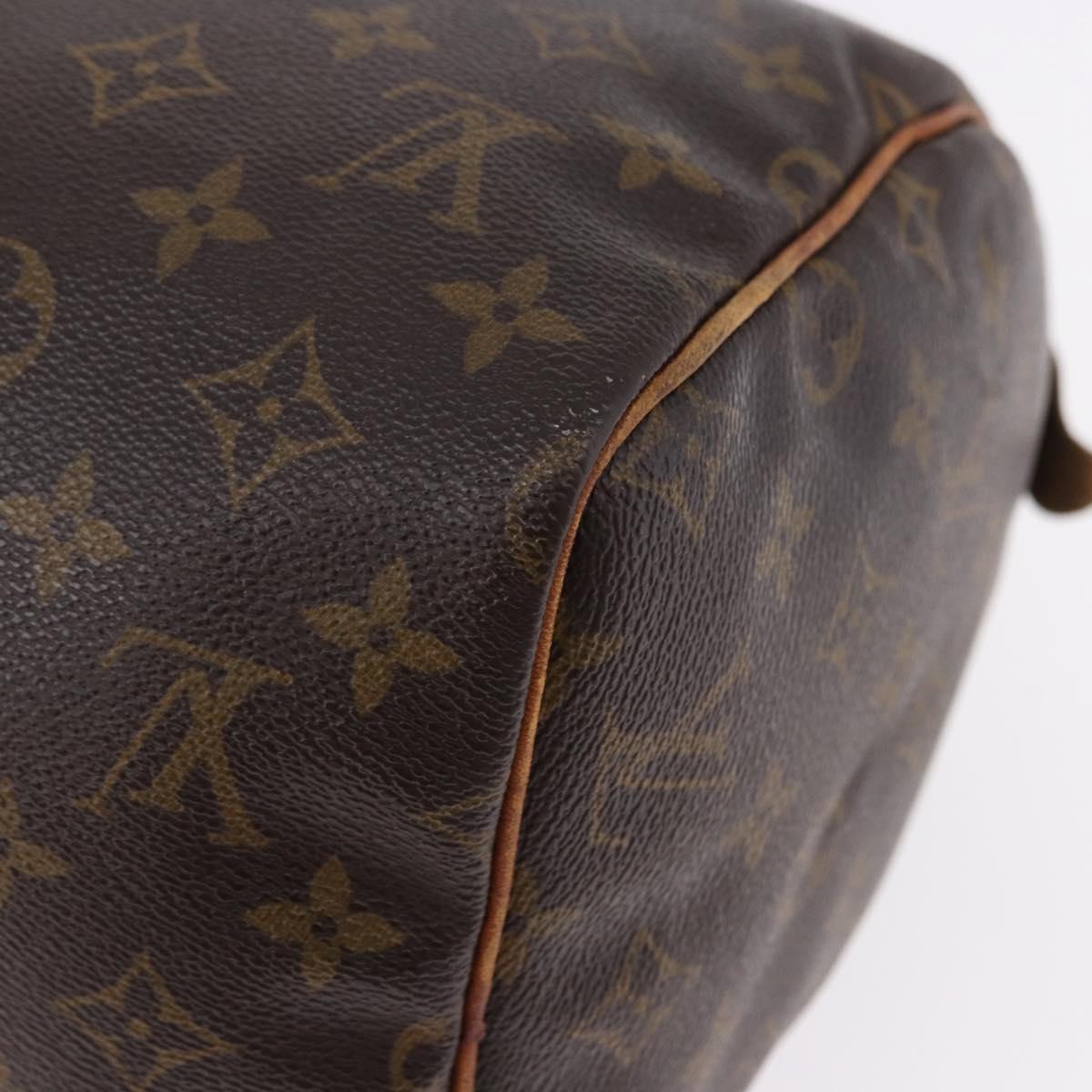 LOUIS VUITTON Monogram Speedy 30 Hand Bag M41526 LV Auth 194217