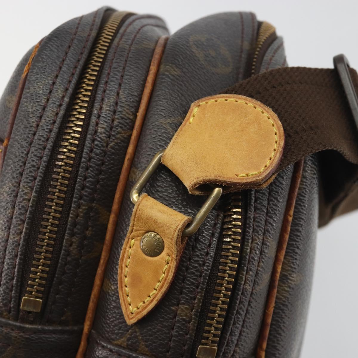 LOUIS VUITTON Monogram Reporter PM Shoulder Bag M45254 LV Auth 194218