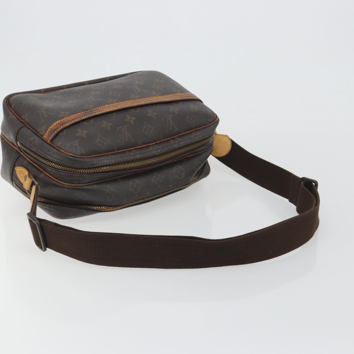 LOUIS VUITTON Monogram Reporter PM Shoulder Bag M45254 LV Auth 194218