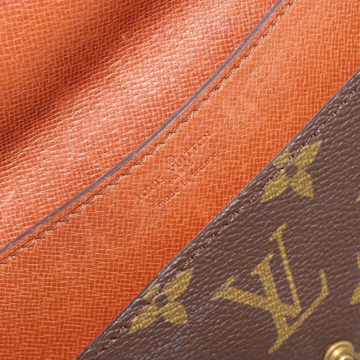 LOUIS VUITTON Monogram Double Rabat Shoulder Bag M51815 LV Auth 194220