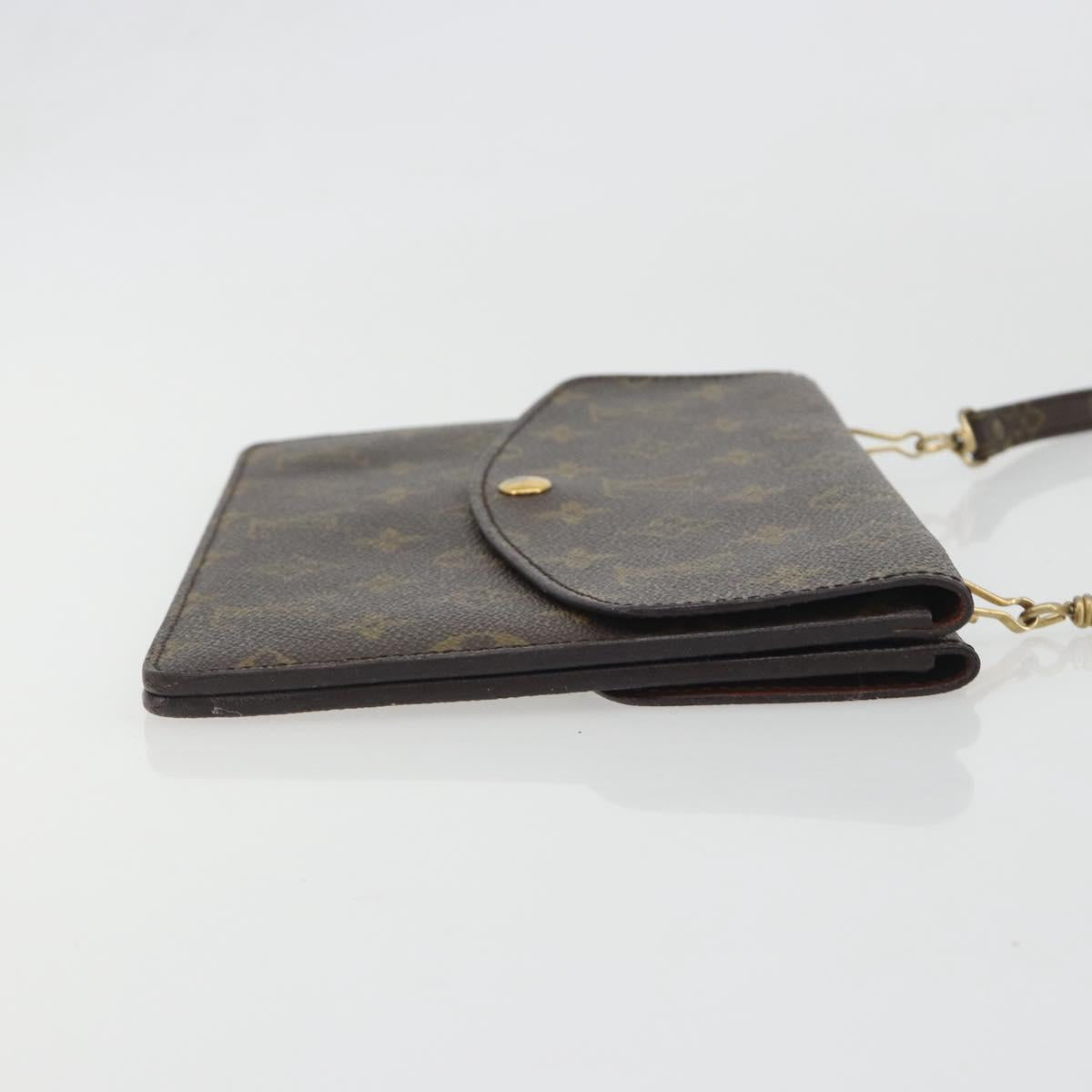 LOUIS VUITTON Monogram Double Rabat Shoulder Bag M51815 LV Auth 194220