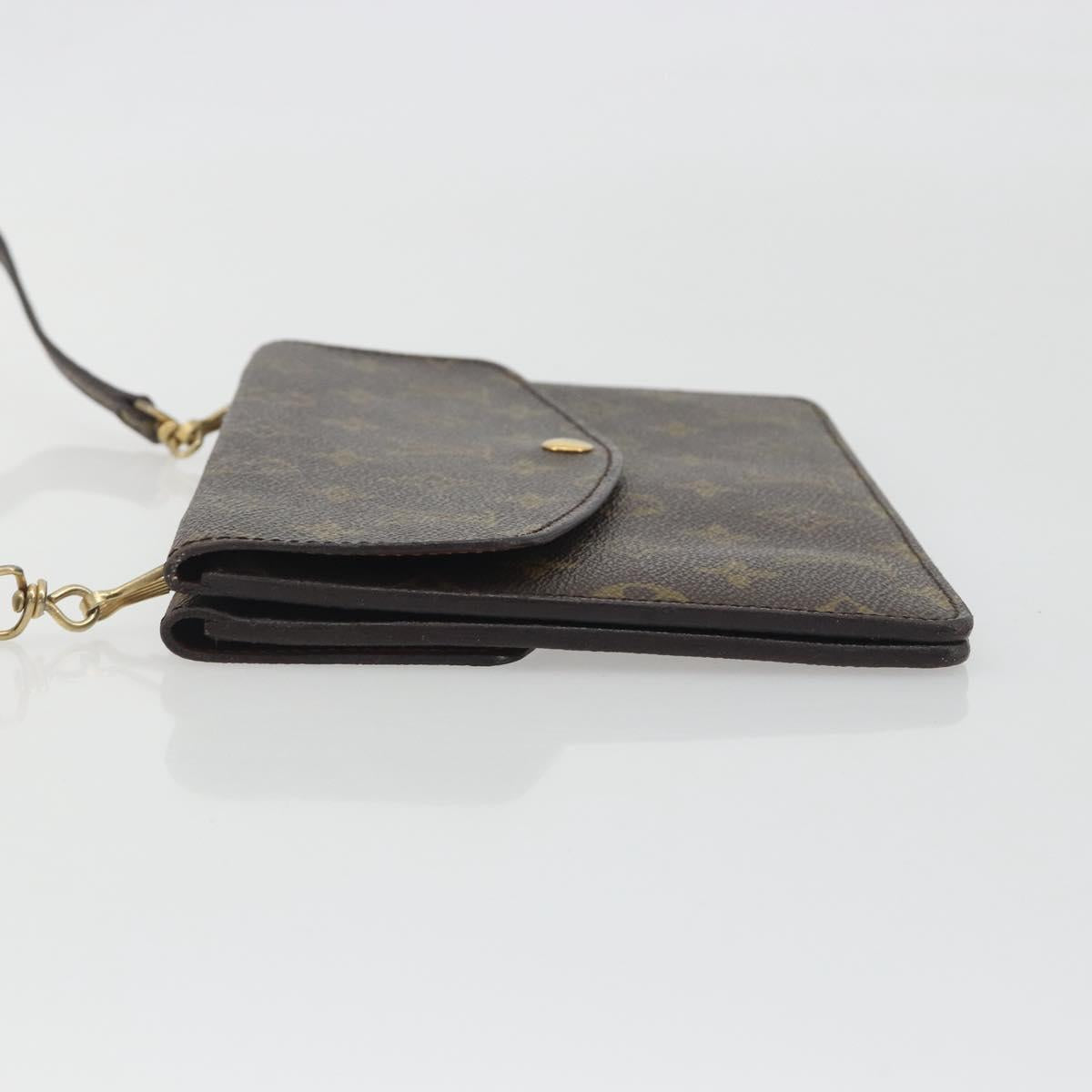 LOUIS VUITTON Monogram Double Rabat Shoulder Bag M51815 LV Auth 194220