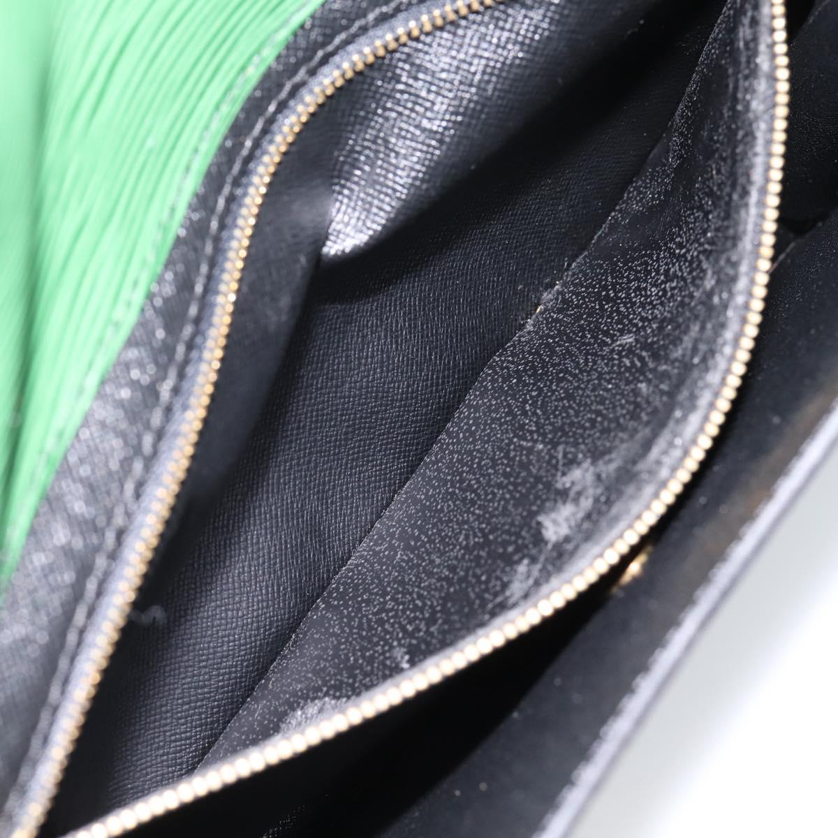 LOUIS VUITTON Epi Montaigne 27 Clutch Bag Green M52654 LV Auth 194230A
