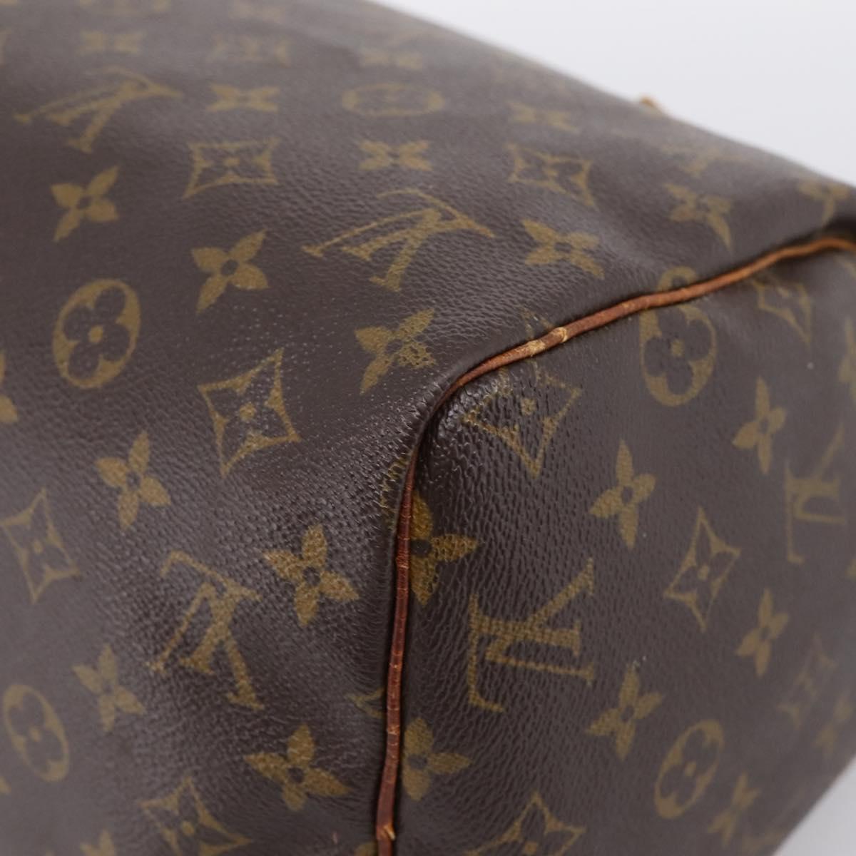 LOUIS VUITTON Monogram Speedy 30 Hand Bag M41526 LV Auth 194257